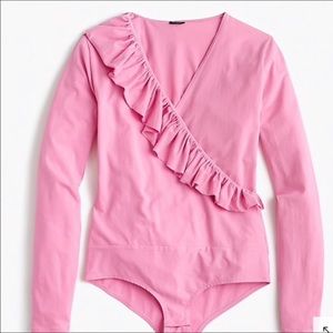 J. Crew Ruffle Bodysuit